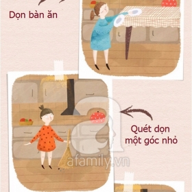 Những việc trong nhà bếp trẻ từ 2-12 tuổi cần biết làm thành thạo